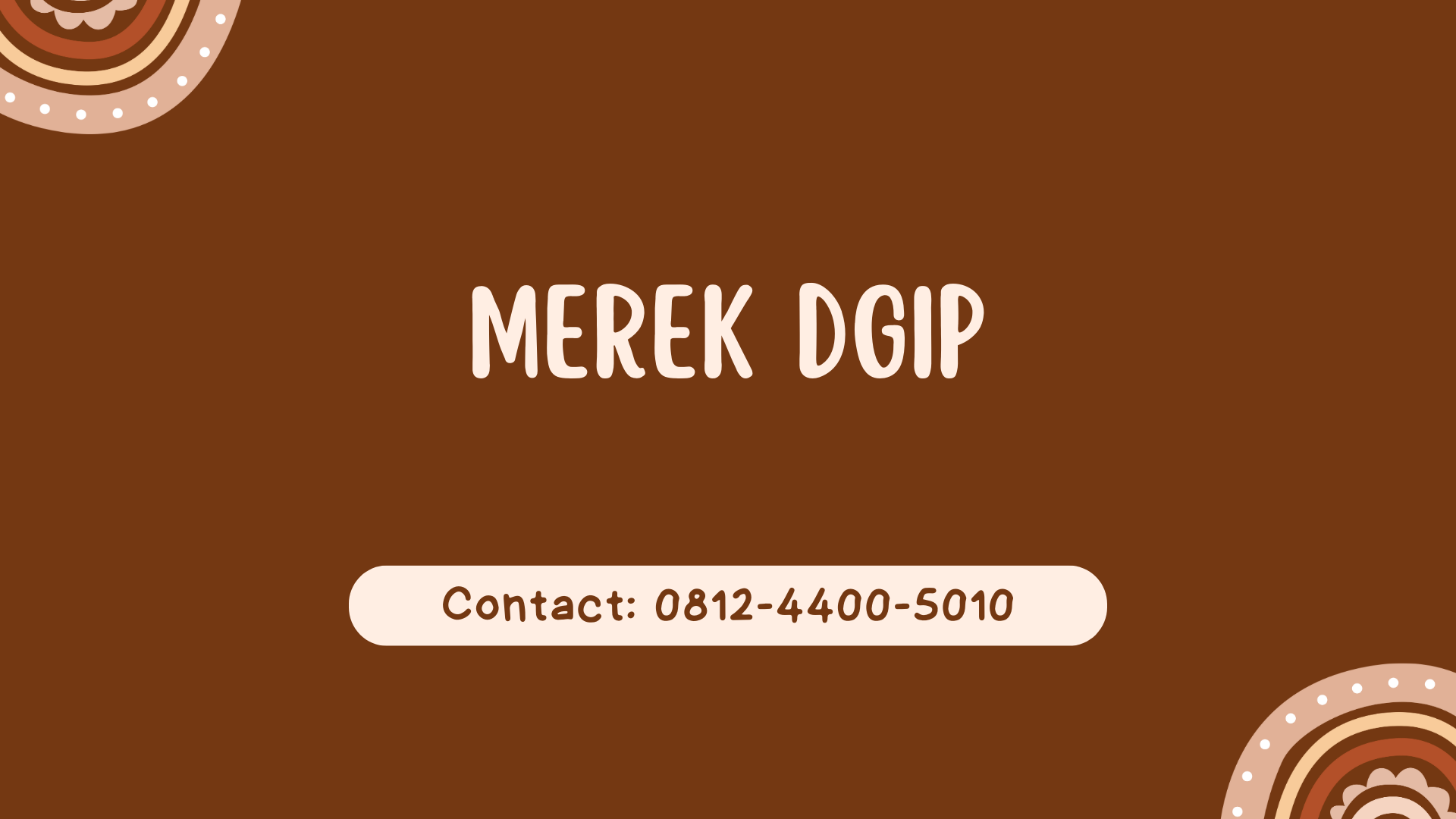 Merek DGIP