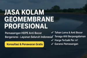 JASA PASANG KOLAM GEOEMBRANE